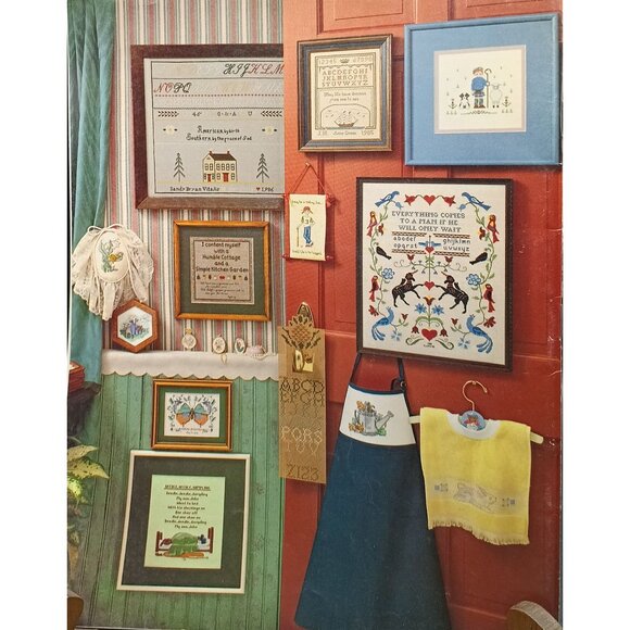 Just CrossStitch April 1989 Vintage Magazine Celebrate Spring Issue Cross-Stitch - Picture 2 of 2